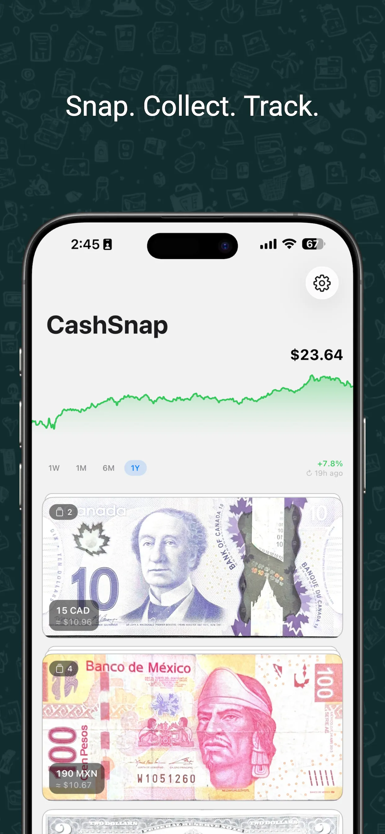 Snap. Collect. Track.
